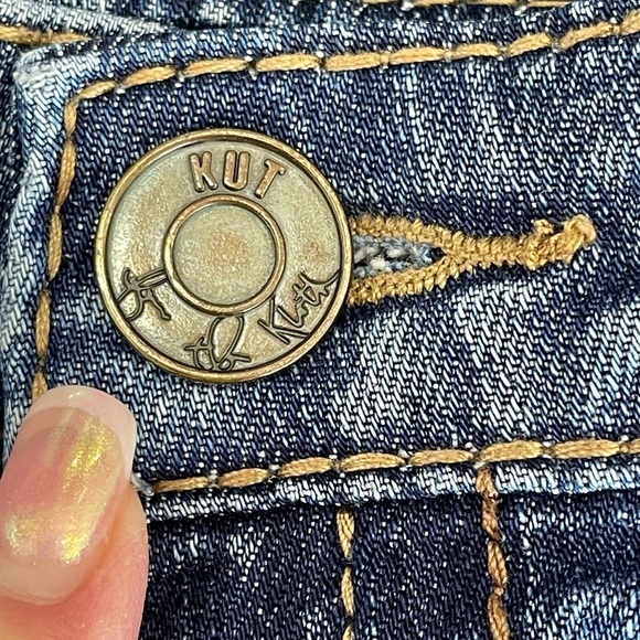 Kut from the Kloth size 6 Tabbed pocket straight leg denim jean pants - Picture 5 of 16